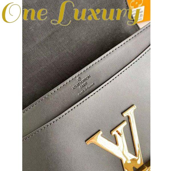 Replica Louis Vuitton LV Women Louise Chain GM Smooth Patent Calfskin 11