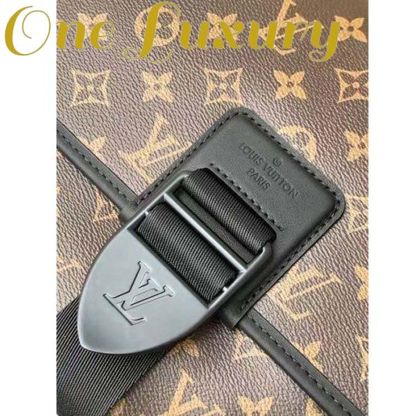 Replica Louis Vuitton LV Unisex Archy Messenger MM Bag Monogram Macassar Coated Canvas 9
