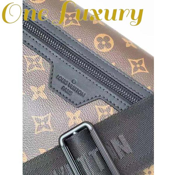 Replica Louis Vuitton LV Unisex Archy Messenger MM Bag Monogram Macassar Coated Canvas 10