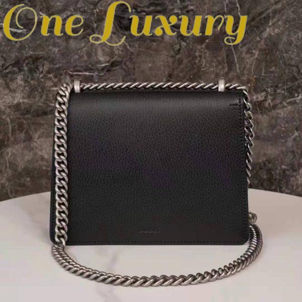 Replica Gucci GG Women Dionysus Leather Mini Bag Black Metal-Free Tanned Leather 4