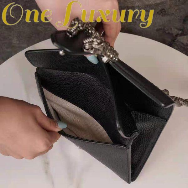 Replica Gucci GG Women Dionysus Leather Mini Bag Black Metal-Free Tanned Leather 9