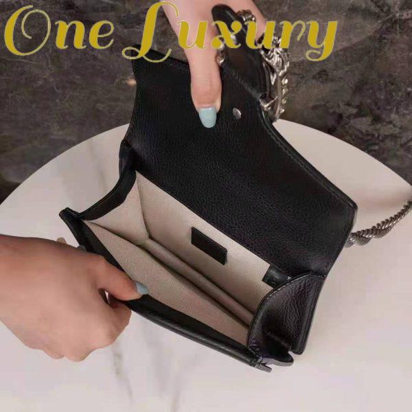 Replica Gucci GG Women Dionysus Leather Mini Bag Black Metal-Free Tanned Leather 10