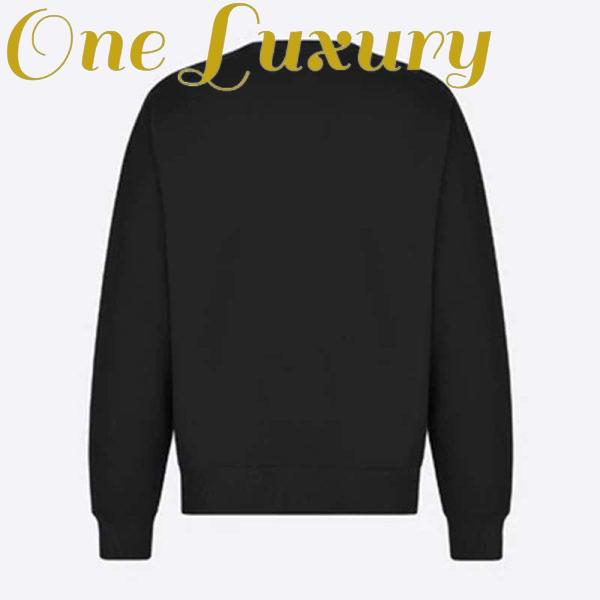 Replica Dior Men Oversized Dior And Judy Blame Sweatshirt Cotton-Black 3