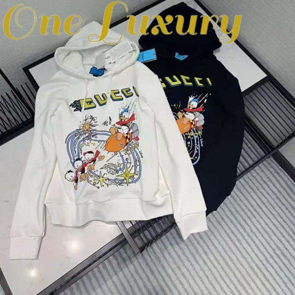 Replica Gucci Men Disney x Gucci Donald Duck Hooded Sweatshirt Fixed Hood Oversize Fit Cotton 6