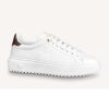 Replica Prada Men Downtown Perforated Leather Sneakers-White 13