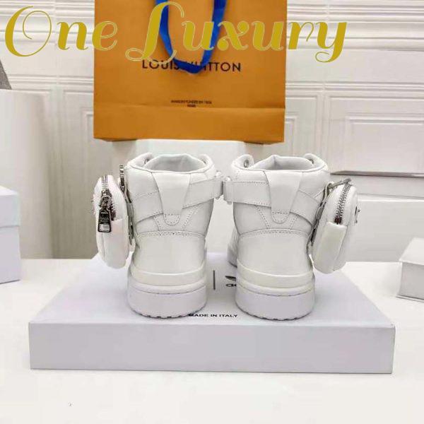 Replica Prada Women Adidas for Prada Re-Nylon Forum High-Top Sneakers-White 11