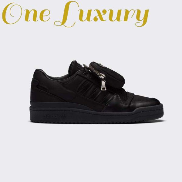 Replica Prada Women Adidas for Prada Re-Nylon Forum Sneakers-Black