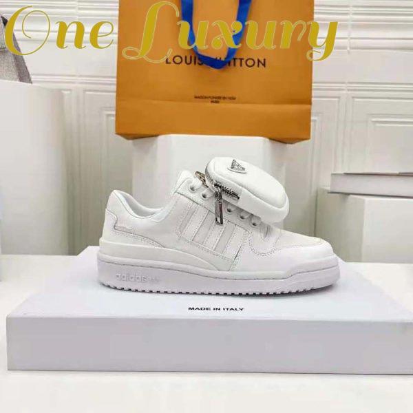 Replica Prada Women Adidas for Prada Re-Nylon Forum Sneakers-White 10