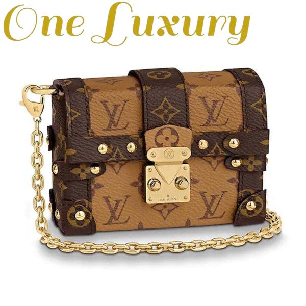 Replica Louis Vuitton LV Women Essential Trunk Bag in Monogram Coated Canvas