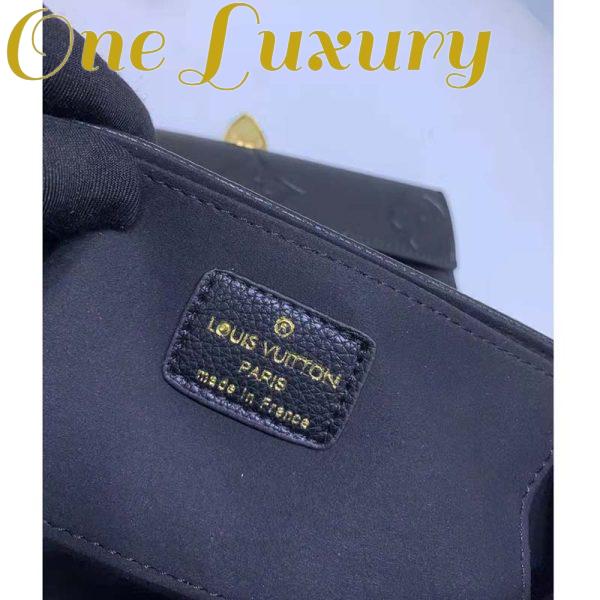 Replica Louis Vuitton LV Women Favorite Black Monogram Empreinte Cowhide Leather 10