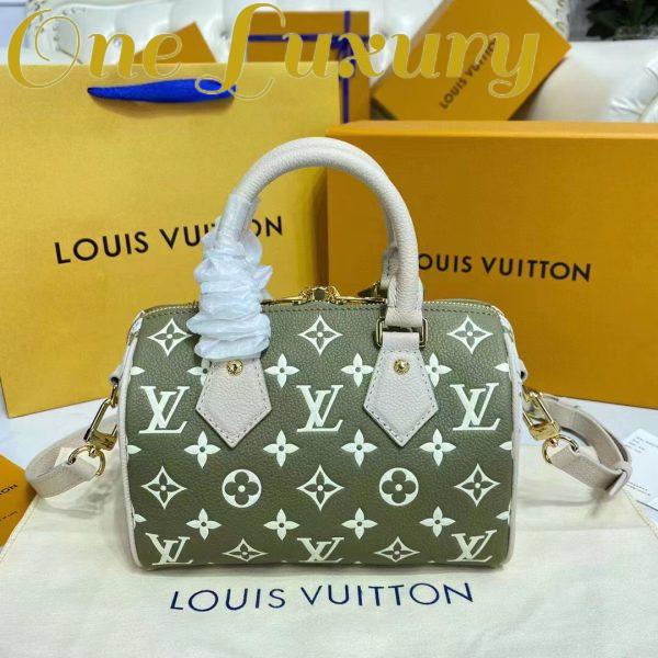 Replica Louis Vuitton Women Speedy Bandouliere 20 Bag Printed Embossed Grained Cowhide Leather 4