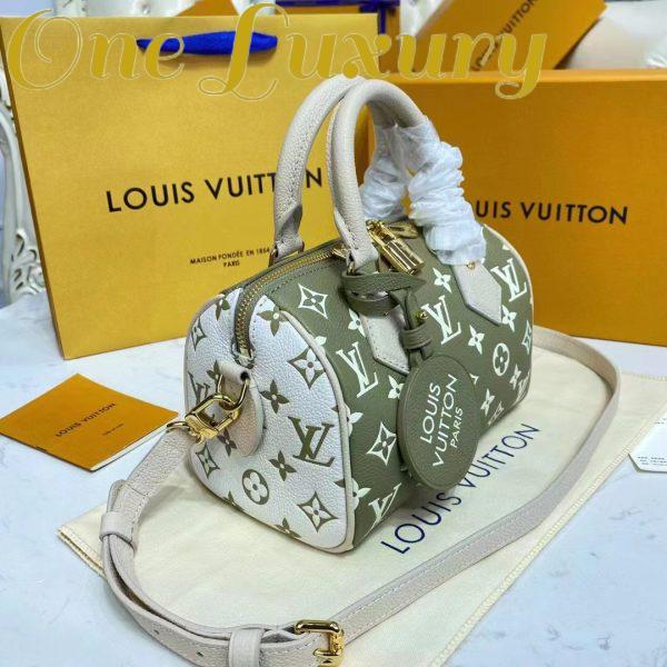 Replica Louis Vuitton Women Speedy Bandouliere 20 Bag Printed Embossed Grained Cowhide Leather 6