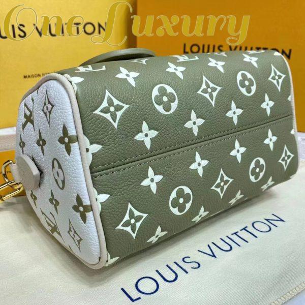 Replica Louis Vuitton Women Speedy Bandouliere 20 Bag Printed Embossed Grained Cowhide Leather 7