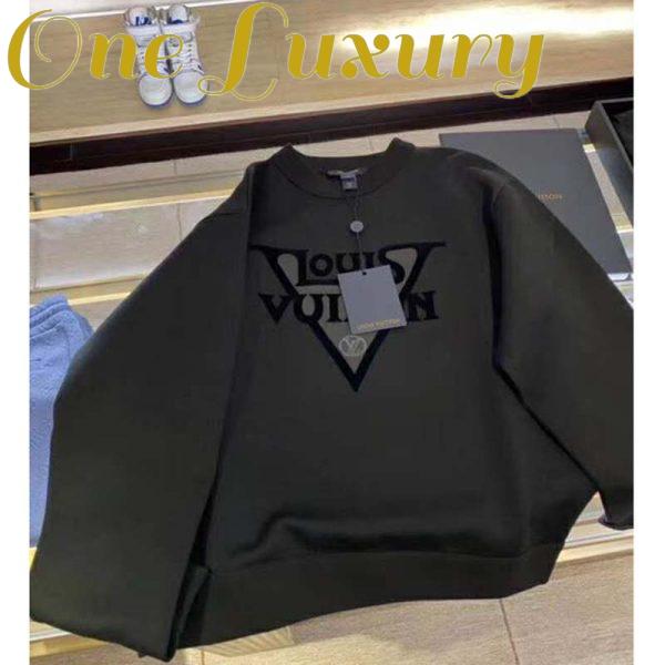 Replica Louis Vuitton LV Women LV Midnight Sweatshirt in Cotton Jersey-Black 8