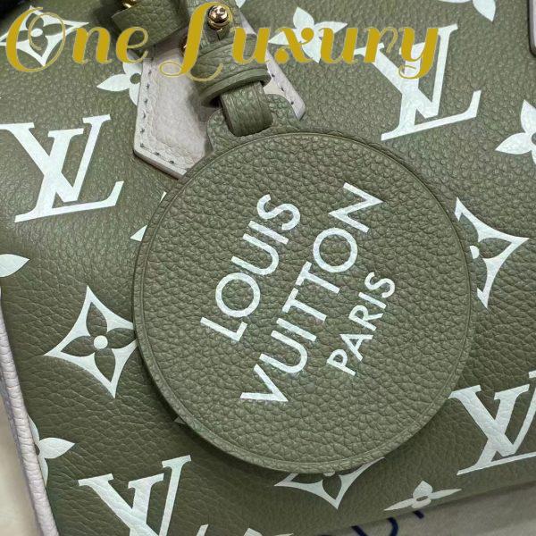 Replica Louis Vuitton Women Speedy Bandouliere 20 Bag Printed Embossed Grained Cowhide Leather 9