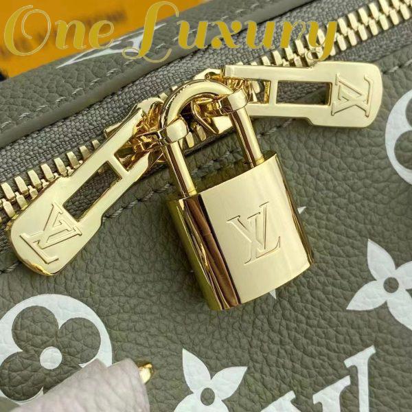 Replica Louis Vuitton Women Speedy Bandouliere 20 Bag Printed Embossed Grained Cowhide Leather 10