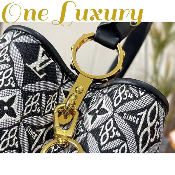Replica Louis Vuitton Women LV Since 1854 Capucines MM Gray Embroidered Calfskin Cowhide 9