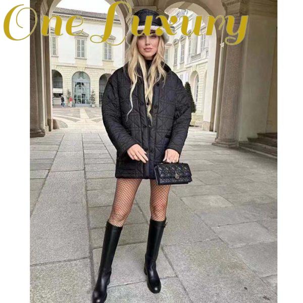Replica Dior Women CD Dior Empreinte Boot Black Calfskin Leather Sole Star 12