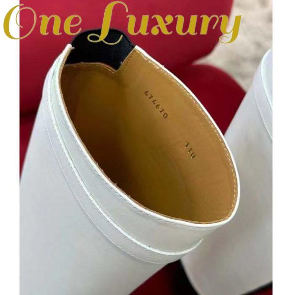 Replica Dior Women CD Dior Empreinte Boot Black White Perforated Calfskin 10