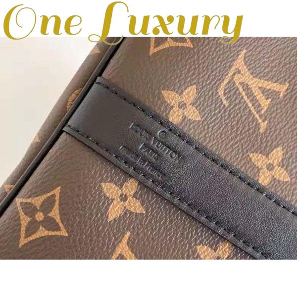 Replica Louis Vuitton LV Unisex Keepall Bandoulière 45 Brown Coated Canvas Cowhide Leather 6