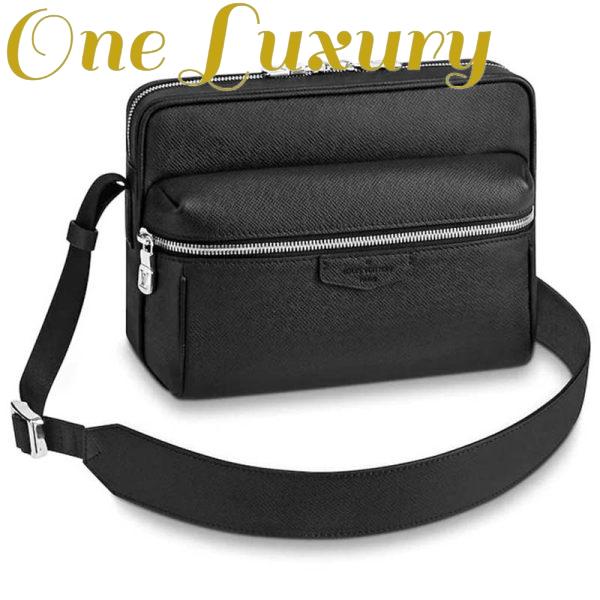Replica Louis Vuitton LV Unisex Outdoor Messenger PM Taiga Cowhide Leather 2