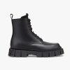 Replica Fendi Women Force Beige Leather Ankle Boots 12