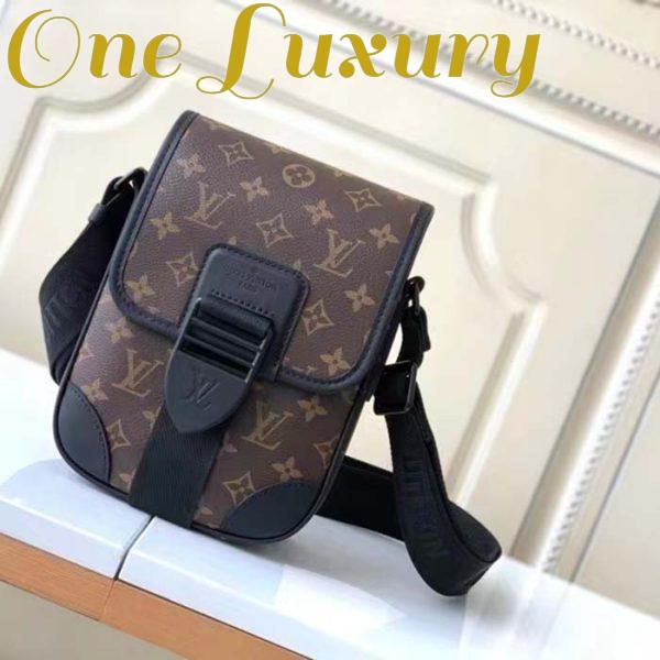 Replica Louis Vuitton LV Unisex Archy Messenger PM Bag Monogram Macassar Coated Canvas 4