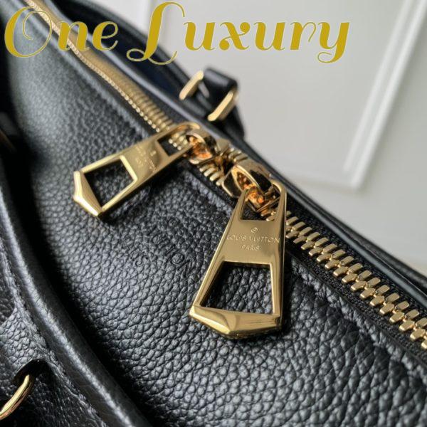 Replica Louis Vuitton Unisex Trianon MM Black Embossed Grained Cowhide Leather 8