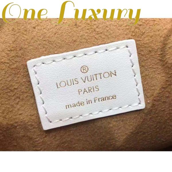 Replica Louis Vuitton Unisex Nano Bucket Brown Monogram Coated Canvas Cowhide Leather 11