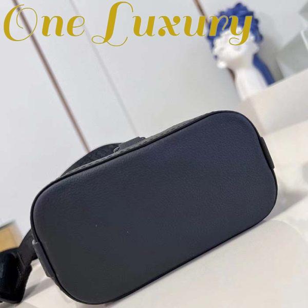 Replica Louis Vuitton Unisex Noe Sling Black Calf Leather Textile Lining Drawstring Closure 7