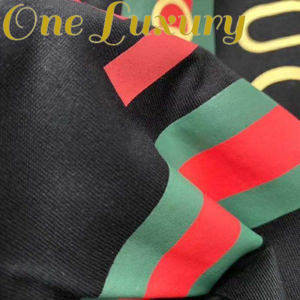 Replica Gucci GG Men’s Gucci Boutique Print Oversize T-Shirt-Black 11