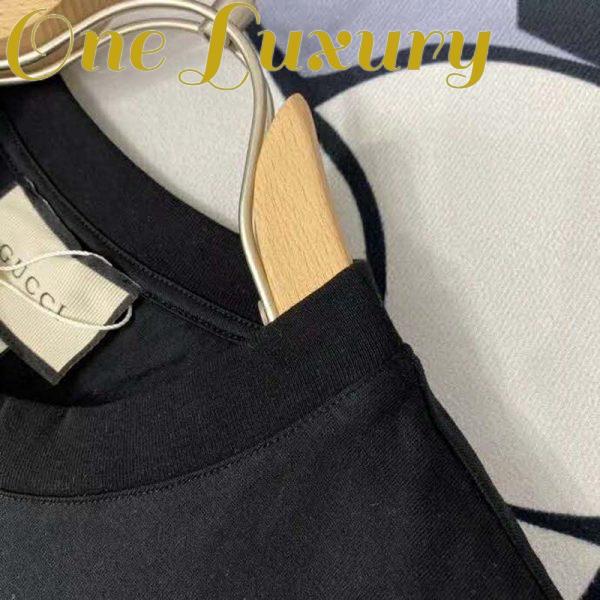 Replica Gucci GG Men’s Gucci Boutique Print Oversize T-Shirt-Black 12