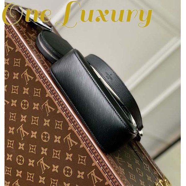 Replica Louis Vuitton Women LV Marellini Handbag Black Epi Grained Cowhide Leather 6