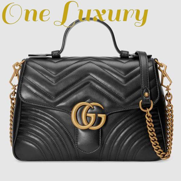 Replica Gucci GG Women GG Marmont Small Top Handle Bag 3