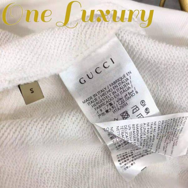 Replica Gucci Women The North Face x Gucci Cotton Sweatshirt Crewneck Long Sleeves-White 10