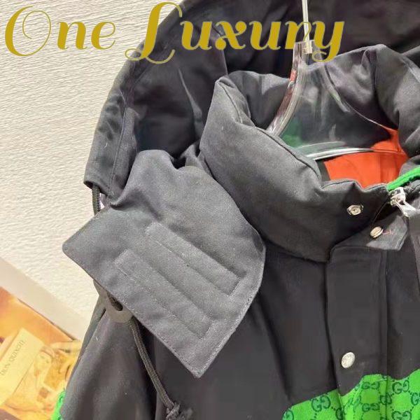 Replica Gucci Women The North Face x Gucci Padded Jacket Green Ebony GG Canvas 11