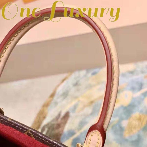Replica Louis Vuitton Unisex Sac Plat MM Handbag Monogram Coated Canvas Textile Lining 8