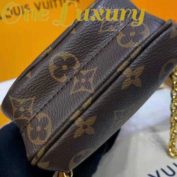 Replica Louis Vuitton Unisex Utility Phone Sleeve in Monogram Canvas Natural Cowhide Leather 10
