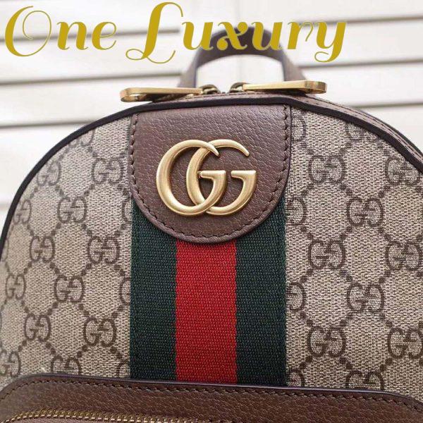 Replica Gucci GG Unisex Ophidia GG Small Backpack-Brown 7