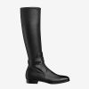 Replica Hermes Women Shoes Soria Boot-Black