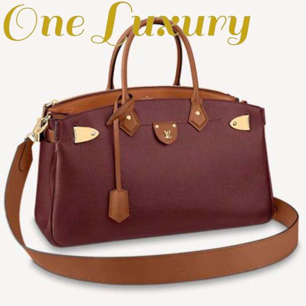 Replica Louis Vuitton Women All Set Handbag Calfskin Cowhide Leather Body-Friendly