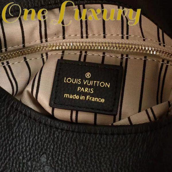 Replica Louis Vuitton Women Artsy MM Handbag Black Monogram Empreinte Embossed Supple Grained Cowhide 11