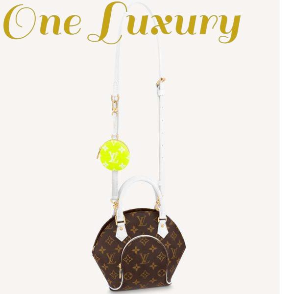 Replica Louis Vuitton Women Ellipse BB Handbag Brown Monogram Coated Canvas Cowhide Leather 2