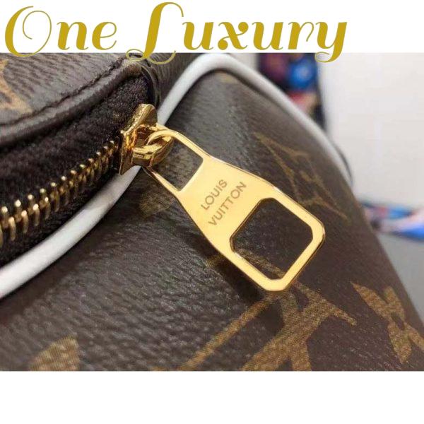 Replica Louis Vuitton Women Ellipse BB Handbag Brown Monogram Coated Canvas Cowhide Leather 10