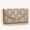 Replica Louis Vuitton Women Ellipse BB Handbag Brown Monogram Coated Canvas Cowhide Leather 13