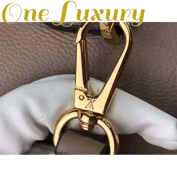 Replica Louis Vuitton LV Women Lockme Ever MM Handbag Beige Soft Grained Calfskin 11