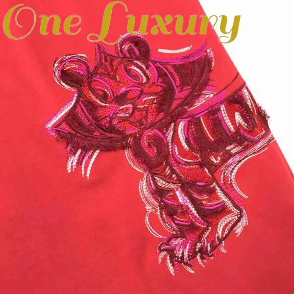 Replica Dior Men Dior and Kenny Scharf T-shirt Relaxed Fit Red Cotton Jersey 7