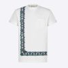 Replica Dior Men Dior and Kenny Scharf T-shirt Relaxed Fit White Cotton Jersey 11