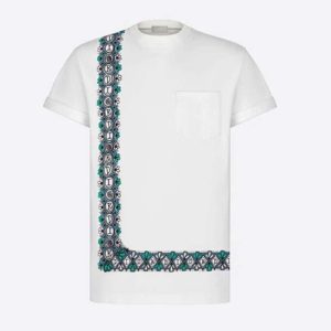 Replica Dior Men Dior And Shawn Oversized T-Shirt White Cotton Jersey