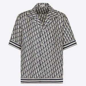 Replica Dior Men Oblique Hawaiian Short Sleeve Shirt Multicolor Silk Twill 2
